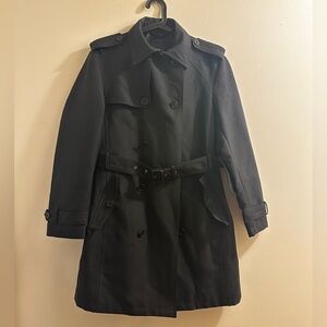 Zara Men’s Black Trench size M